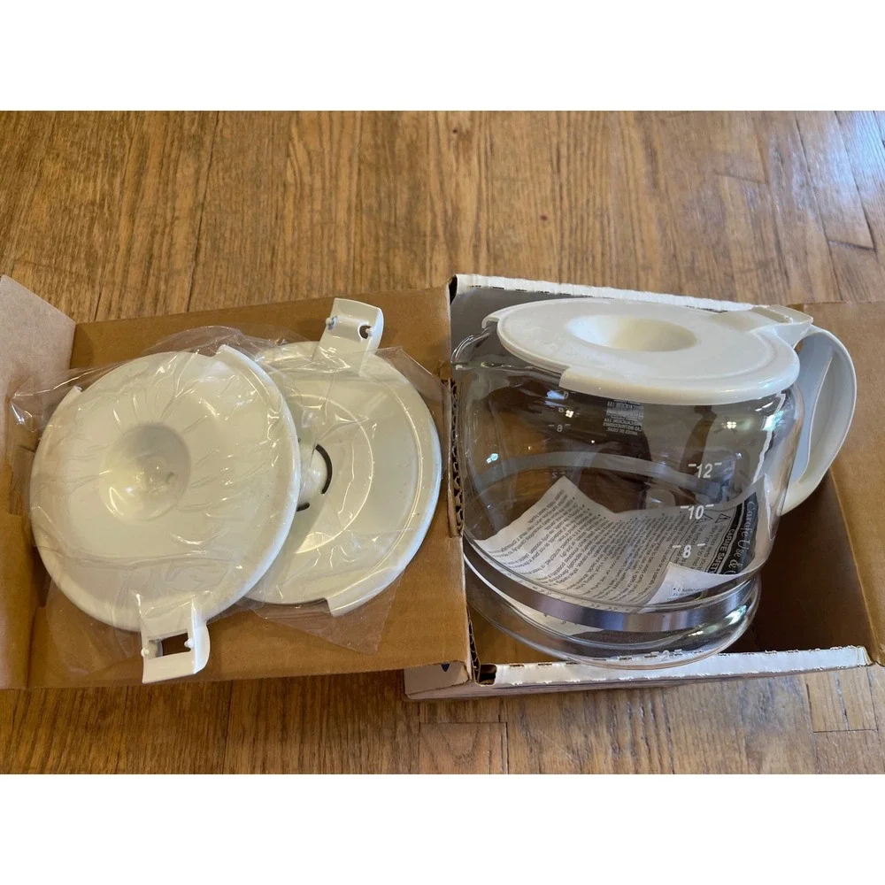NEW Proctor Silex 2-12 cup Replacement Coffee Carafe White Glass 88060